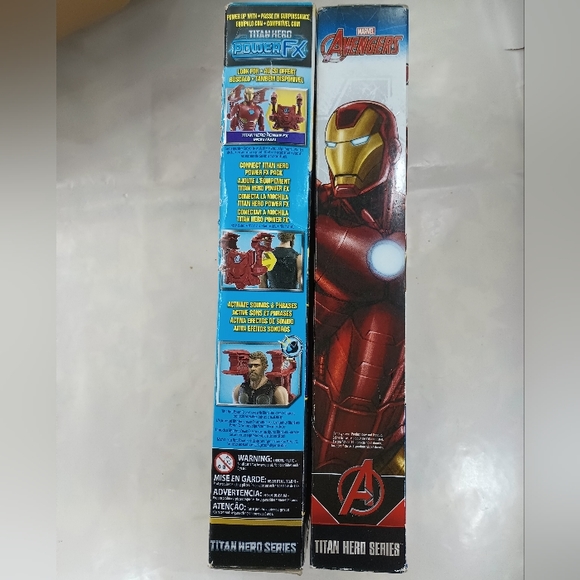 Avengers Bundle Marvel Titan Hero  12” Thor and Iron Man Figures New In Box - Picture 6 of 6